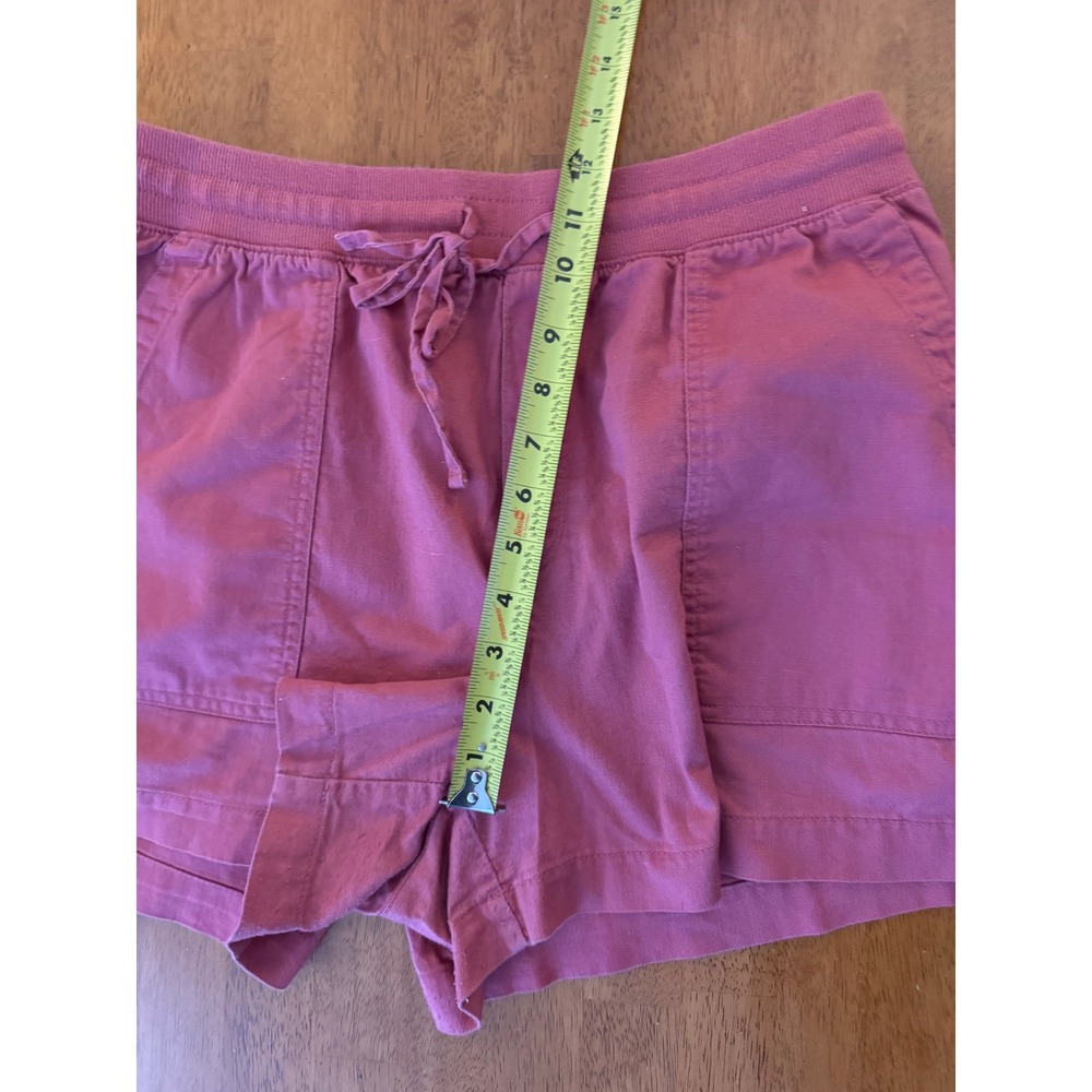 Gap Women's 100% Cotton Utility Drawstring Shorts Rose Pink Size Medium - Picture 7 of 8